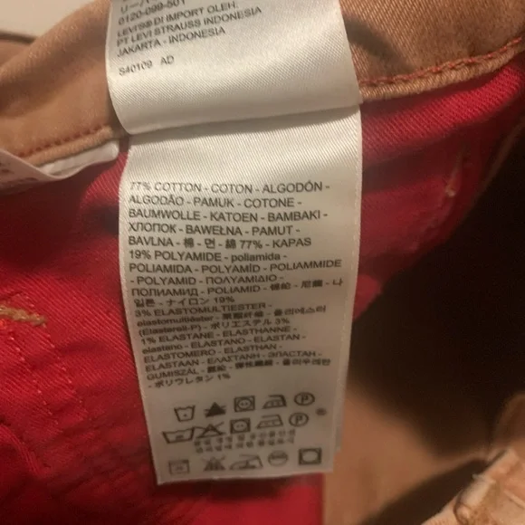 Levi's Men's Straight Jeans in Brown - Picture 9 of 14